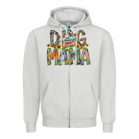 Dove Grey dog mama Zipper Hoodie - RacoonDesign