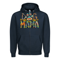 Navy dog mama Zipper Hoodie - RacoonDesign
