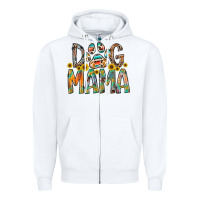 White dog mama Zipper Hoodie - RacoonDesign