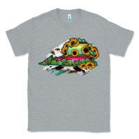 Heather Grey Virginia State Map Classic Tee - RanaPortraitStore