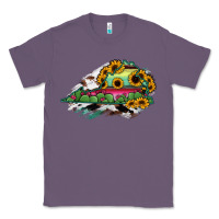 Lavender Virginia State Map Classic Tee - RanaPortraitStore