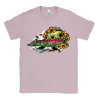 Lilac Virginia State Map Classic Tee - RanaPortraitStore