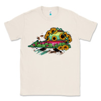 Natural Virginia State Map Classic Tee - RanaPortraitStore