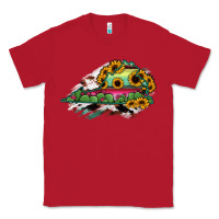 Red Virginia State Map Classic Tee - RanaPortraitStore