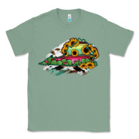 Sage Virginia State Map Classic Tee - RanaPortraitStore