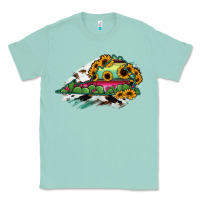 Seafoam Virginia State Map Classic Tee - RanaPortraitStore