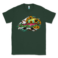 Sports Green Virginia State Map Classic Tee - RanaPortraitStore