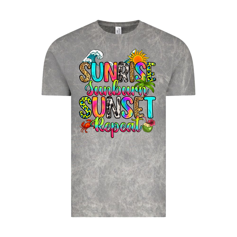 Sunrise Sunburn Sunset Repeat Vintage Tee by RanaPortraitStore | Teevron