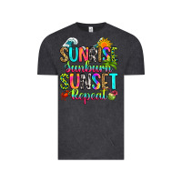 Vintage Black sunrise sunburn sunset repeat Vintage Tee - RanaPortraitStore