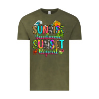 Vintage Olive sunrise sunburn sunset repeat Vintage Tee - RanaPortraitStore