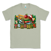 Matcha Christmas Teacher Classic Tee - FaDigitalArtStudio
