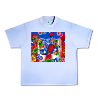 Grape Ice puerto rico hearts Urban Heavy Tee - Zillion Design Studio