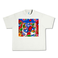 Pistachio puerto rico hearts Urban Heavy Tee - Zillion Design Studio