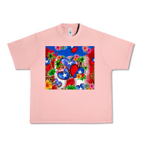 Salmon puerto rico hearts Urban Heavy Tee - Zillion Design Studio