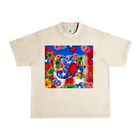 Sandshell puerto rico hearts Urban Heavy Tee - Zillion Design Studio