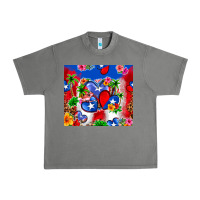 Tornado puerto rico hearts Urban Heavy Tee - Zillion Design Studio