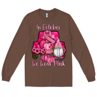 Chestnut breast cancer awareness pink truck gnomes Long Sleeve Tee - RanaPortraitStore