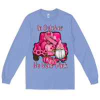 Colony Blue breast cancer awareness pink truck gnomes Long Sleeve Tee - RanaPortraitStore