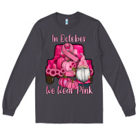 Smoke breast cancer awareness pink truck gnomes Long Sleeve Tee - RanaPortraitStore