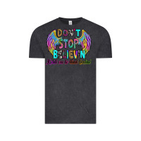 Vintage Black don't stop believin' hold on to that feelin' Vintage Tee - RanaPortraitStore