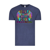 Vintage Denim don't stop believin' hold on to that feelin' Vintage Tee - RanaPortraitStore