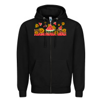 Black watermelon libbey cup Zipper Hoodie - HRA Design Shop