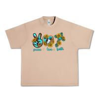 Burro peace love faith Urban Heavy Tee - texasbilliewilder