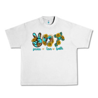 Lunar Rock peace love faith Urban Heavy Tee - texasbilliewilder
