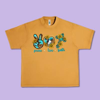 Urban Heavy Tee peace love faith
