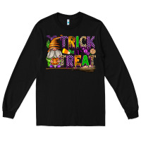 Black Trick or Treat Long Sleeve Tee - texasbilliewilder