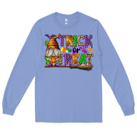 Colony Blue Trick or Treat Long Sleeve Tee - texasbilliewilder