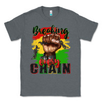 Charcoal Heather Breaking every chain juneteenth Classic Tee - Zillion Design Studio