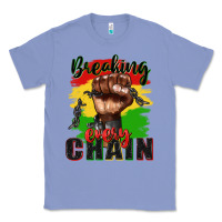 Colony Blue Breaking every chain juneteenth Classic Tee - Zillion Design Studio