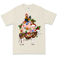 Bone stacked christmas farm animals Premium Tee - Artiststas