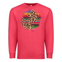 Cardinal serape leopard patch Premium Sweatshirt - AdoDesignShop