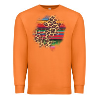 Carrot serape leopard patch Premium Sweatshirt - AdoDesignShop