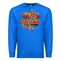 True Royal serape leopard patch Premium Sweatshirt - AdoDesignShop