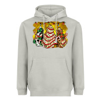 Moon Dust christmas tree cake and christmas pattern ado Heavyweight Hoodie - AdoDesignShop