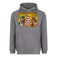 Storm christmas tree cake and christmas pattern ado Heavyweight Hoodie - AdoDesignShop