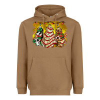 Toasted Coconut christmas tree cake and christmas pattern ado Heavyweight Hoodie - AdoDesignShop