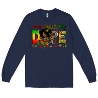 Navy unapologetically dope Long Sleeve Tee - Zillion Design Studio