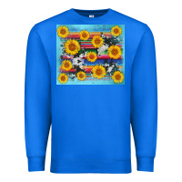 True Royal serape cowhide sunflower Premium Sweatshirt - AdoDesignShop