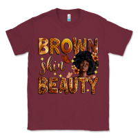 Burgundy brown skin beauty Classic Tee - Zillion Design Studio