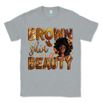 Heather Grey brown skin beauty Classic Tee - Zillion Design Studio