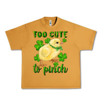 Peanut Butter Too Cute To Pinch Chick Urban Heavy Tee - RanaPortraitStore
