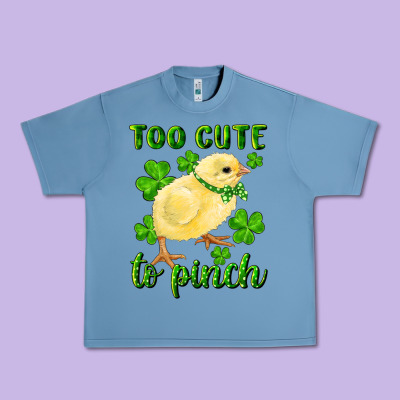 Too Cute To Pinch Chick Urban Heavy Tee Designed By Ranaportraitstore