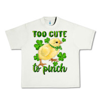 Pistachio Too Cute To Pinch Chick Urban Heavy Tee - RanaPortraitStore