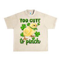 Sandshell Too Cute To Pinch Chick Urban Heavy Tee - RanaPortraitStore
