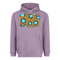 Lavender sunflower gemstone background Heavyweight Hoodie - JahusDesignShop