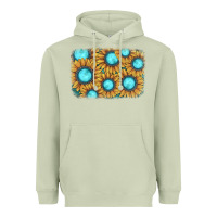 Matcha sunflower gemstone background Heavyweight Hoodie - JahusDesignShop